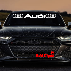 Audi sticker decal Windscreen