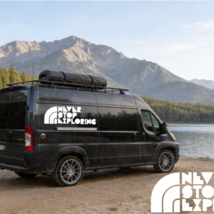 Hiking Van vinyl decal wrap