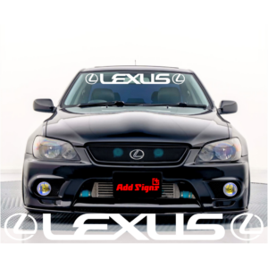 Lexus vinyl decal stickers windscreen.