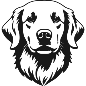 Golden Retriver, Decal, Sticker